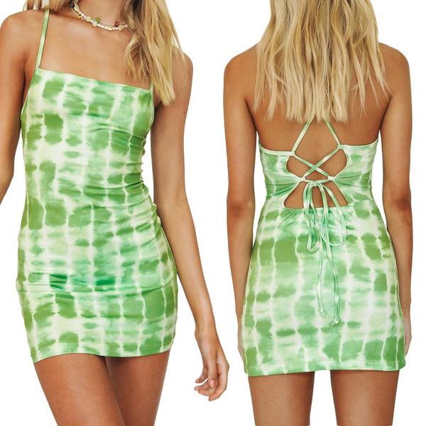 casual dresses women green tie-dye print slip dress 2022 fashion sleeveless backless bandage slim fit mini holiday sundress, Black;gray
casual dresses women green tie-dye print slip dress 2022 fashion sleeveless backless bandage slim fit mini holiday sundress, Black;gray