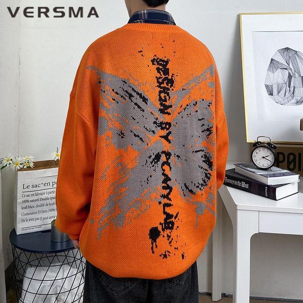 versma japanese teens graffiti print vintage sweater men women black knitted oversized designer hip hop ugly christmas sweater1, White;black
versma japanese teens graffiti print vintage sweater men women black knitted oversized designer hip hop ugly christmas sweater1, White;black
