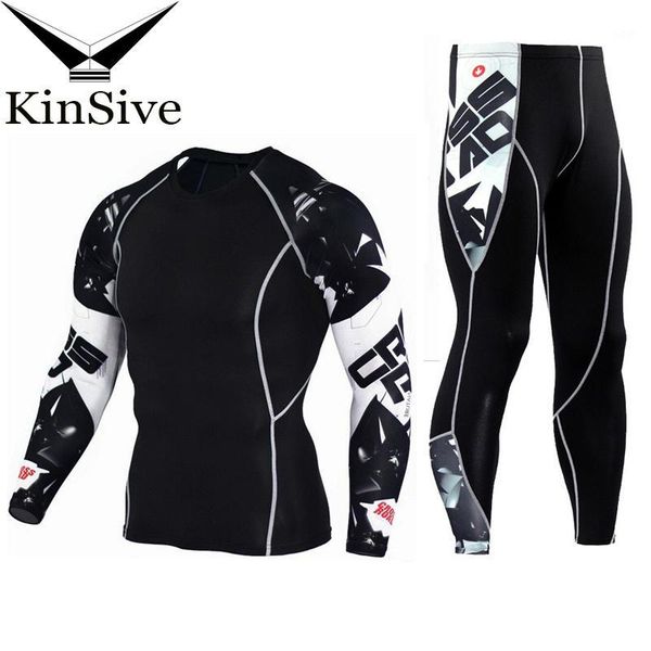 2018 new compression men's sporting suits quick dry fitness clothes long sleeve t shirt and pants tracksuits two piece sweat set1, Gray
2018 new compression men's sporting suits quick dry fitness clothes long sleeve t shirt and pants tracksuits two piece sweat set1, Gray