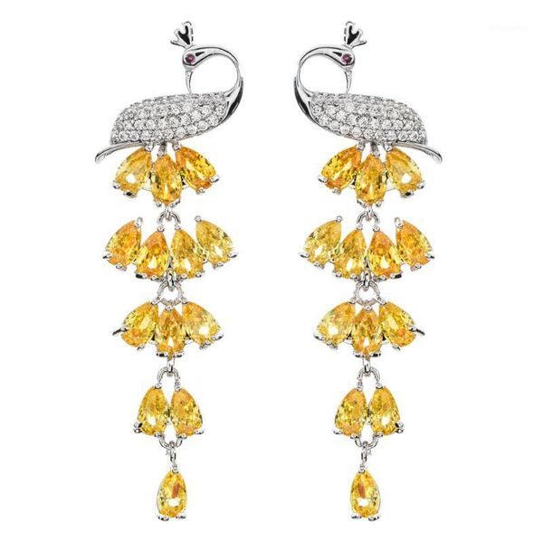 euro-american fashion tassels long phoenix water drop zircon earrings suitable for women/girls wedding party jewelry earrings1, Silver
euro-american fashion tassels long phoenix water drop zircon earrings suitable for women/girls wedding party jewelry earrings1, Silver