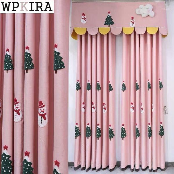 christmas pink curtain for kids room princess bedroom trees snowman pattern curtain for living room window shade drape s563#401
christmas pink curtain for kids room princess bedroom trees snowman pattern curtain for living room window shade drape s563#401