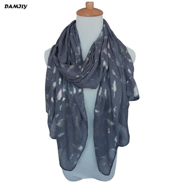 scarves designer scarf women's warm long fashion printed shawl shiny bronzing silver feather wrap cachecol for autumn winter, Blue;gray
scarves designer scarf women's warm long fashion printed shawl shiny bronzing silver feather wrap cachecol for autumn winter, Blue;gray