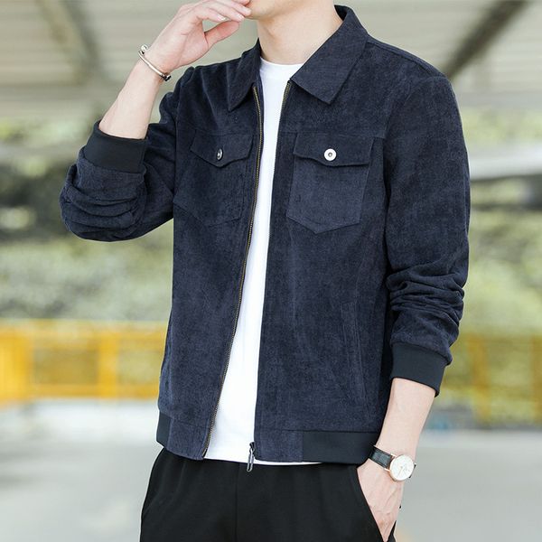 2021 the new men's spring and autumn trend fashion casual thin lapel big male size jacket rj2s, Black;brown
2021 the new men's spring and autumn trend fashion casual thin lapel big male size jacket rj2s, Black;brown