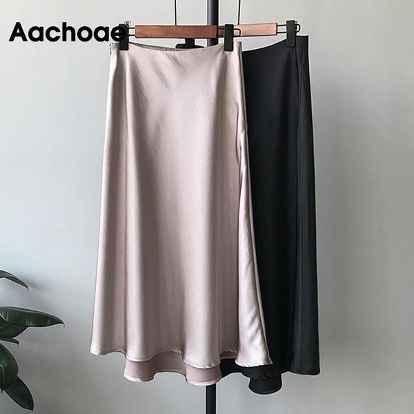 aachoae elegant solid long skirt summer autumn 2020 high waist casual loose skirts lady office wear vintage skirt mujer faldas, Black
aachoae elegant solid long skirt summer autumn 2020 high waist casual loose skirts lady office wear vintage skirt mujer faldas, Black