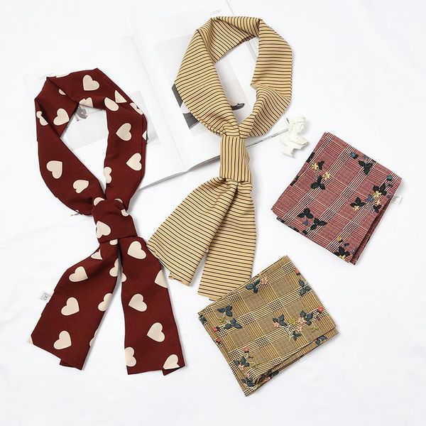new fashion women neck tie ribbon silk scarf dot striped plaid heart print neckerchief hair band bag handle wraps skinny scarves, Blue;gray
new fashion women neck tie ribbon silk scarf dot striped plaid heart print neckerchief hair band bag handle wraps skinny scarves, Blue;gray