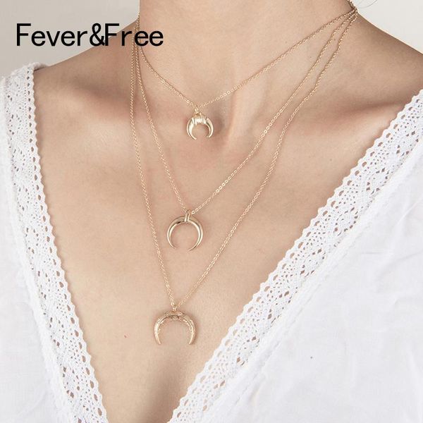 pendant necklaces fever&arrival jewelry collar multi-layer long necklace crescent boho pendants fashion joias feminina wholesale, Silver
pendant necklaces fever&arrival jewelry collar multi-layer long necklace crescent boho pendants fashion joias feminina wholesale, Silver