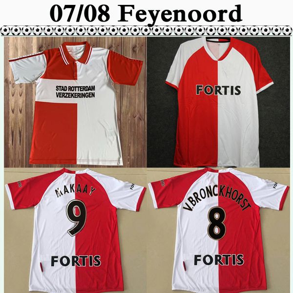 2007 2008 feyenoord v. bronckhorst mens retro soccer jerseys makaay slory home football shirt short sleeve uniforms voetbalshirts, Black;yellow
2007 2008 feyenoord v. bronckhorst mens retro soccer jerseys makaay slory home football shirt short sleeve uniforms voetbalshirts, Black;yellow