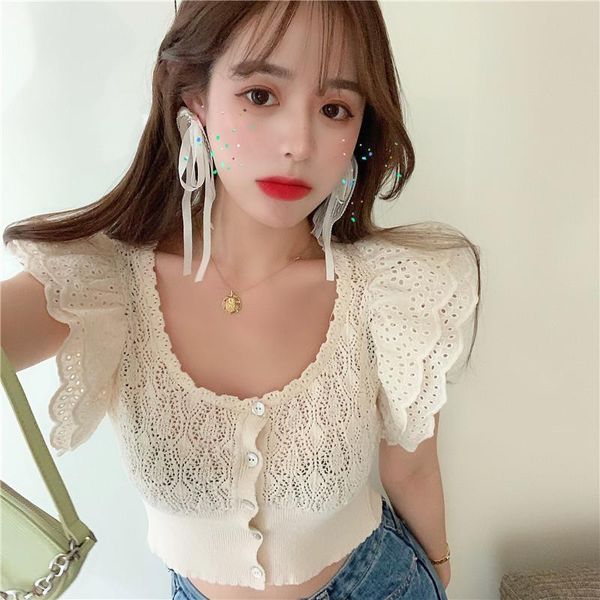 hollow jacquard sweater cardigan womens lace viscose fiber short small cardigan thin slim short sleeved jacket 2021 summer new style, White;black
hollow jacquard sweater cardigan womens lace viscose fiber short small cardigan thin slim short sleeved jacket 2021 summer new style, White;black
