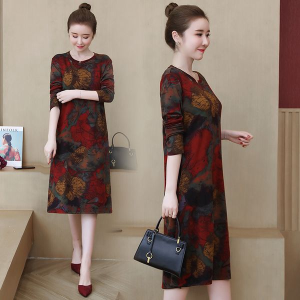 womens large plus size dressed in blouse fat long thin winter dress casual for women ym6p, Black;gray