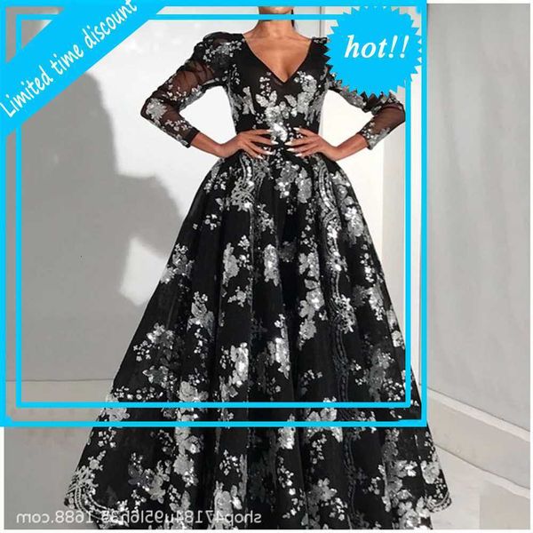 women mouths paillets v-necks long formal floor length night club ballroom elegant dresses black
women mouths paillets v-necks long formal floor length night club ballroom elegant dresses black