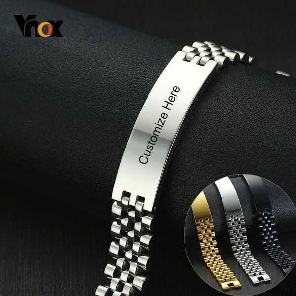 vnox 15мм коренастых браслеты для мужчин free 3 цвета нержавеющей стали ремешка для часов с id bar design tough людей на заказ ювелирными из, Black
vnox 15мм коренастых браслеты для мужчин free 3 цвета нержавеющей стали ремешка для часов с id bar design tough людей на заказ ювелирными из, Black