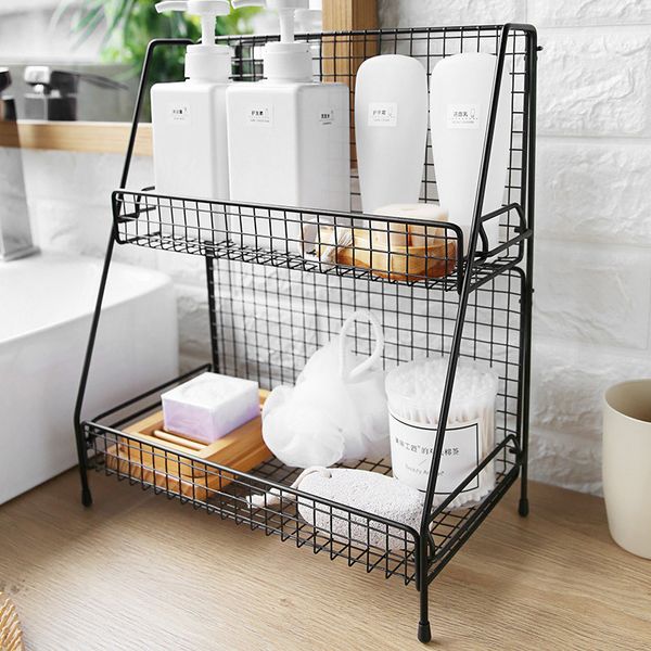 iron storage shelf rack for kitchen storage rack bathroom organizer double layer assembly cosmetic bathroom shelf storage basket
iron storage shelf rack for kitchen storage rack bathroom organizer double layer assembly cosmetic bathroom shelf storage basket