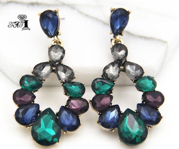 yayi jewelry multi glass rhinestone dangle crystal earring women's fashion ancient silver color gem long earrings gift 1257
yayi jewelry multi glass rhinestone dangle crystal earring women's fashion ancient silver color gem long earrings gift 1257