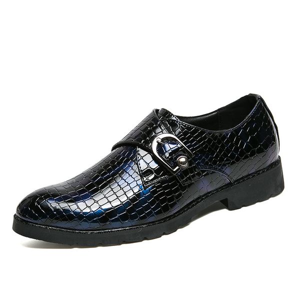 2020 new pointed toe mens shoes spring and autumn buckle mens shoes trendy british-style korean style hair stylist leather shoes formal wear, Black
2020 new pointed toe mens shoes spring and autumn buckle mens shoes trendy british-style korean style hair stylist leather shoes formal wear, Black