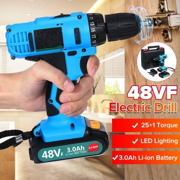 48vf cordless drill electric screwdriver 3in1 impact drill 25+1 torque adjustment wireless power driver with lithium-ion battery1
48vf cordless drill electric screwdriver 3in1 impact drill 25+1 torque adjustment wireless power driver with lithium-ion battery1