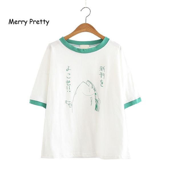 merry pretty new women harajuku t-shirts fish print kawaii white funny t shirt summer o-neck sweet cotton tee shirt femme y200412
merry pretty new women harajuku t-shirts fish print kawaii white funny t shirt summer o-neck sweet cotton tee shirt femme y200412