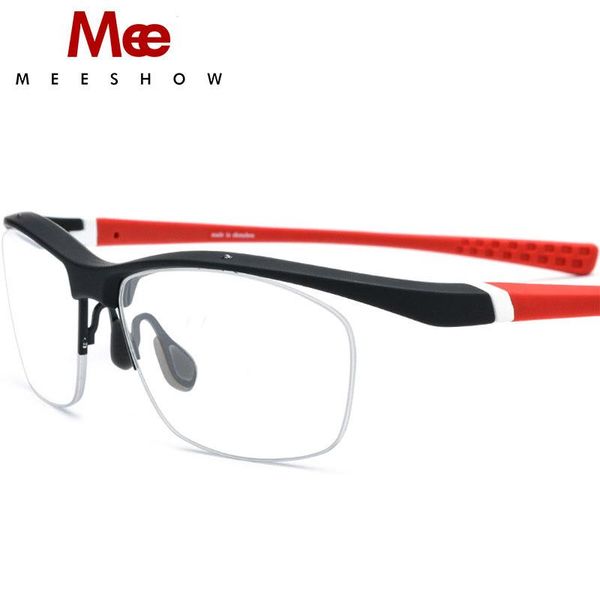 meeshow new tr90 sports prescription glasses half-frame outdoor bicycle reading myopia glasses, Black
meeshow new tr90 sports prescription glasses half-frame outdoor bicycle reading myopia glasses, Black