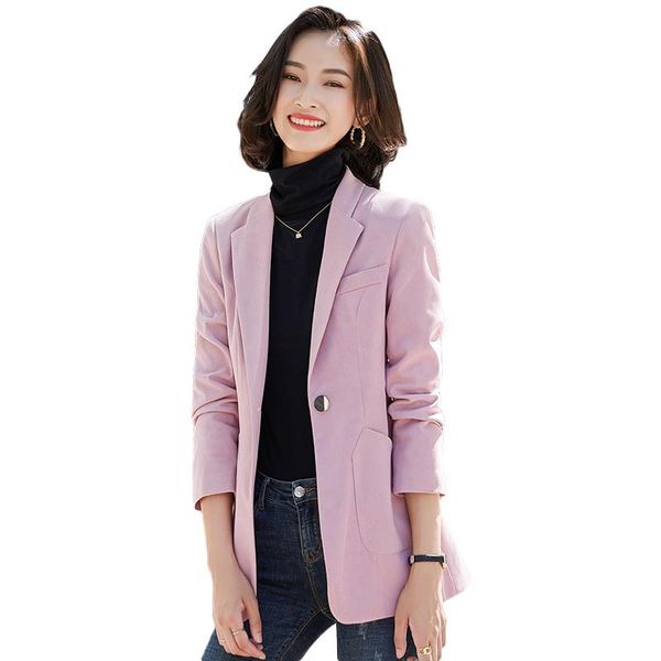 casual women blazer yellow pink black beige fashion girl outwear coat jacket korean style spring fall autumn, White;black
casual women blazer yellow pink black beige fashion girl outwear coat jacket korean style spring fall autumn, White;black