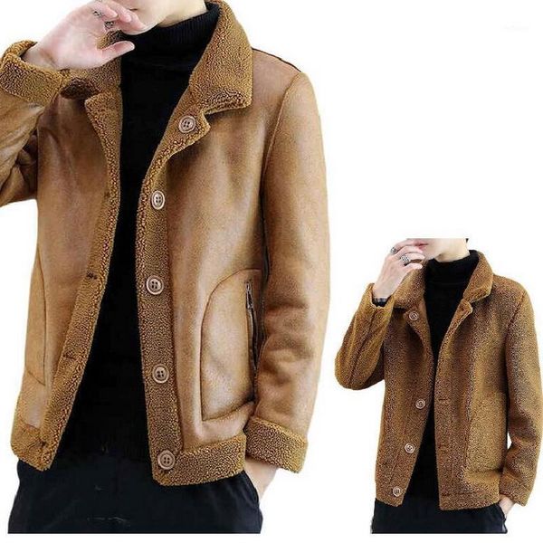 2021 new leather jacket men's plus velvet two-sided leather coat men's fur coat pu outwear1, Black
2021 new leather jacket men's plus velvet two-sided leather coat men's fur coat pu outwear1, Black
