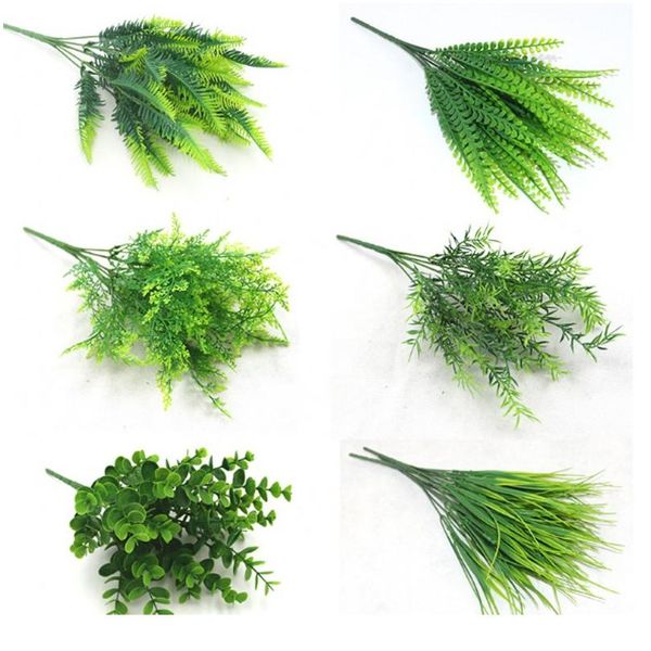 7 fork artificial plants eucalyptus grass plastic ferns green leaves fake flower plant wedding home decoration tabl wmtpvc
7 fork artificial plants eucalyptus grass plastic ferns green leaves fake flower plant wedding home decoration tabl wmtpvc