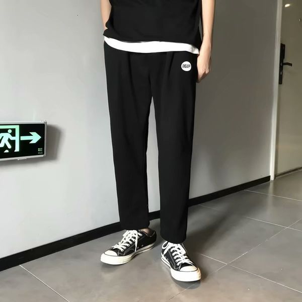 spring and casual straight tube loose pants korean fashion autumn student capris men's, Black
spring and casual straight tube loose pants korean fashion autumn student capris men's, Black