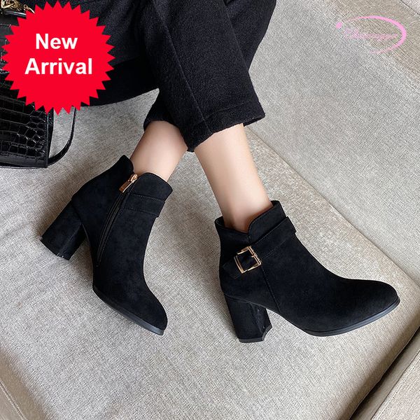 2021 the new casual comfortable style flock round toe ankle buckle black zipper in high heels robust riding boots women's shoes pfpd
2021 the new casual comfortable style flock round toe ankle buckle black zipper in high heels robust riding boots women's shoes pfpd