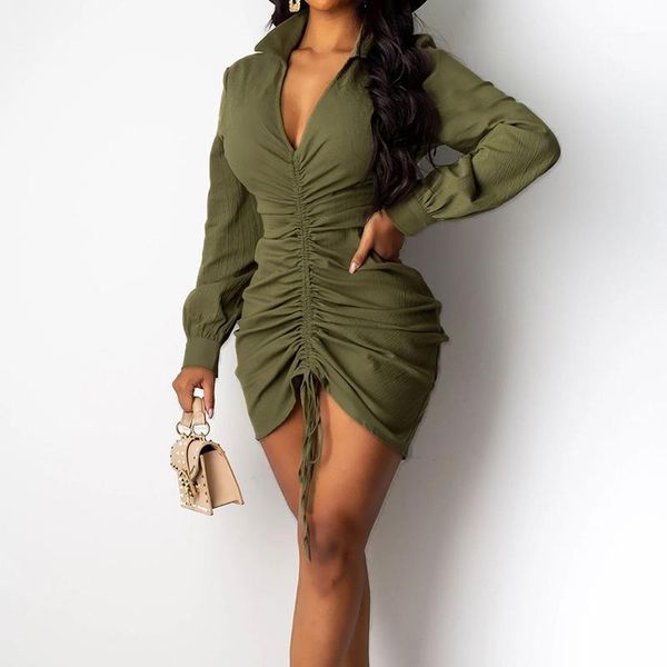 2020 new package hips long sleeve dress elegant women lacing up elastic ruched mid long party slim fit dresses 3 color1, Black;gray
2020 new package hips long sleeve dress elegant women lacing up elastic ruched mid long party slim fit dresses 3 color1, Black;gray