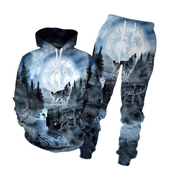2021 new men/womens halloween wolf funny 3d print fashion tracksuits hip hop pants + hoodies rf05, Gray
2021 new men/womens halloween wolf funny 3d print fashion tracksuits hip hop pants + hoodies rf05, Gray