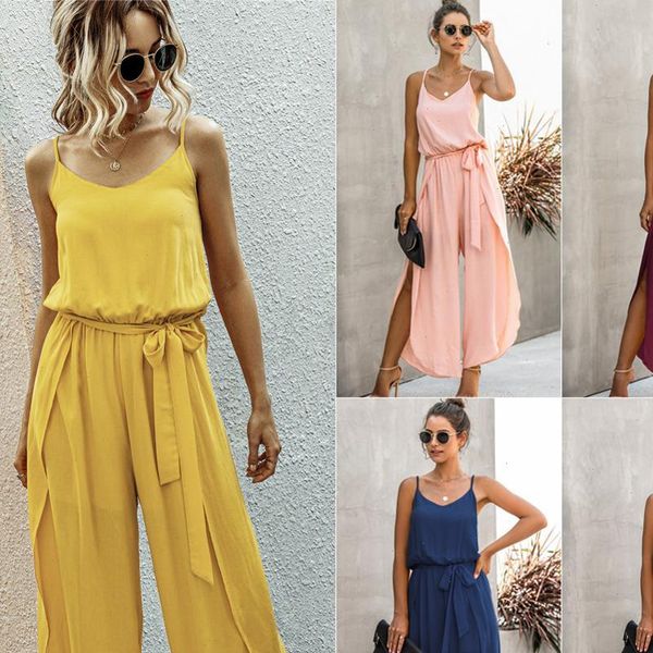 2020 high waist jumpsuit loose long jumpsuit with suspenders and bow ties jumpsuit summer sashe solid color womens, Black;white
2020 high waist jumpsuit loose long jumpsuit with suspenders and bow ties jumpsuit summer sashe solid color womens, Black;white
