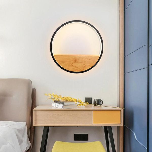 wall lamp modern japanese wood black white art decor minimalist round led night lights fixtures for bedroom bedside dia 30 cm
wall lamp modern japanese wood black white art decor minimalist round led night lights fixtures for bedroom bedside dia 30 cm