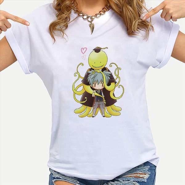 assassination classroom woman shirts casual hip hop women clothing ulzzang fashion 2021 summer t shirt women new arrivals, White
assassination classroom woman shirts casual hip hop women clothing ulzzang fashion 2021 summer t shirt women new arrivals, White