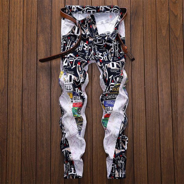 spring and summer new men stretch slim straight jeans fashion color patchwork hip-hop style male jeans beggar outfit denim pants q0105, Black;white
spring and summer new men stretch slim straight jeans fashion color patchwork hip-hop style male jeans beggar outfit denim pants q0105, Black;white