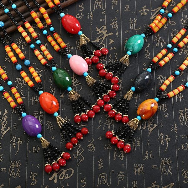 vintage ethnic strand long tassel necklace women new fashion imitation beeswax sweater chain lady jewelry charm neck accessories, Silver
vintage ethnic strand long tassel necklace women new fashion imitation beeswax sweater chain lady jewelry charm neck accessories, Silver