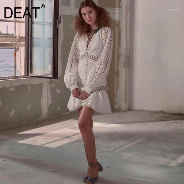 deat spring and auutmn v-neck lantern sleeves hollow out high waist a-line pullover vacation female dress wo54801l1, Black;gray
deat spring and auutmn v-neck lantern sleeves hollow out high waist a-line pullover vacation female dress wo54801l1, Black;gray