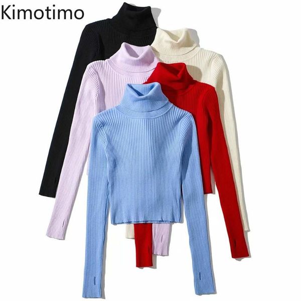 women's sweaters kimotimo cropped sweater turtleneck long sleeve pullover solid knitted jumper high street autumn fashion female, White;black
women's sweaters kimotimo cropped sweater turtleneck long sleeve pullover solid knitted jumper high street autumn fashion female, White;black