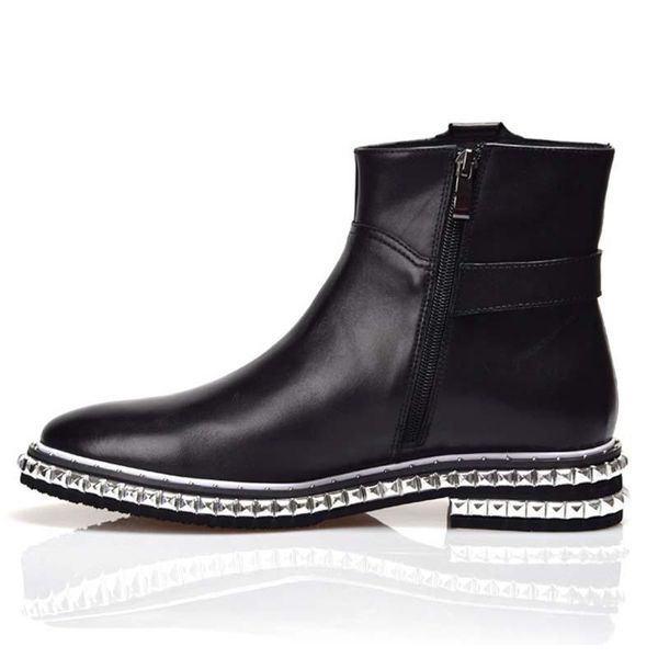 autumn men's leather short boots leather men's boots british fashion high casual locomotive trend, Black
autumn men's leather short boots leather men's boots british fashion high casual locomotive trend, Black