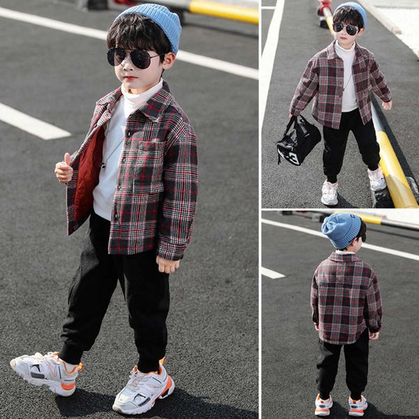 casual autumn and plaid children's winter 2020 new cotton shirt 0g0j, Black
casual autumn and plaid children's winter 2020 new cotton shirt 0g0j, Black