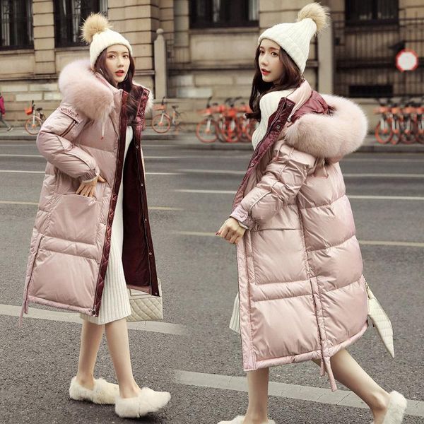 winter women coat down jacket fashion real fur collar 90% white duck down hooded long white warm outwear, Black
winter women coat down jacket fashion real fur collar 90% white duck down hooded long white warm outwear, Black