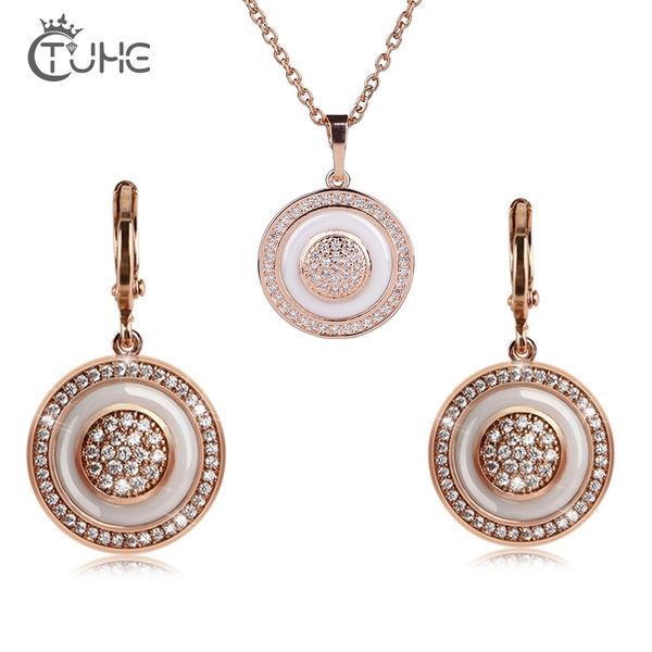 crystal wedding jewelry sets for women gold round white healthy ceramic pendant necklace earrings ring set wedding jewelry gift 201222, Slivery;crystal
crystal wedding jewelry sets for women gold round white healthy ceramic pendant necklace earrings ring set wedding jewelry gift 201222, Slivery;crystal
