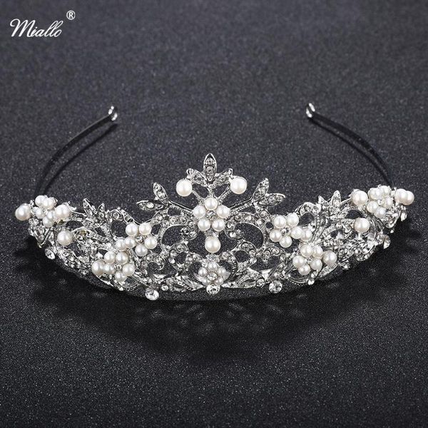 miallo pearl jewelry for woman wedding bride tiara rhinestone crystal crown silver color hair accessories princess queen pageant, Golden;silver
miallo pearl jewelry for woman wedding bride tiara rhinestone crystal crown silver color hair accessories princess queen pageant, Golden;silver