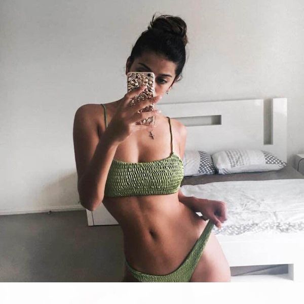 2pcs women bandage push-up padded bra fold bikini set swimsuit triangle swimwear bathing, White;black
2pcs women bandage push-up padded bra fold bikini set swimsuit triangle swimwear bathing, White;black