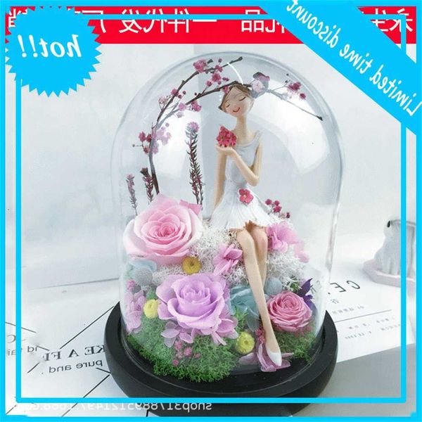 fairies rose new immortality glass cover send 520 valentine's day gifts to lovers and girlfriends
fairies rose new immortality glass cover send 520 valentine's day gifts to lovers and girlfriends