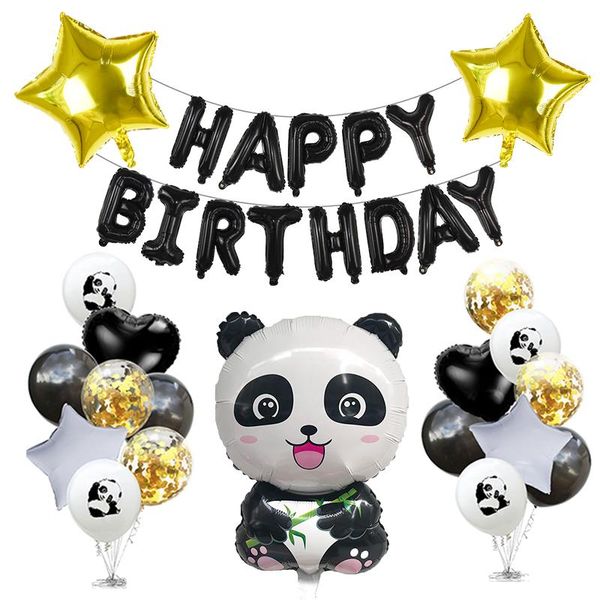 cartoon panda aluminum foil balloons black number gold star foil helium ballon for kids birthday animal theme party decorations
cartoon panda aluminum foil balloons black number gold star foil helium ballon for kids birthday animal theme party decorations