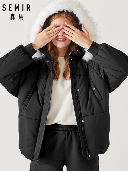 semir winter jacket women 2019 new loose cotton suit long hooded fur collar bread ins mid-long tide coat
semir winter jacket women 2019 new loose cotton suit long hooded fur collar bread ins mid-long tide coat