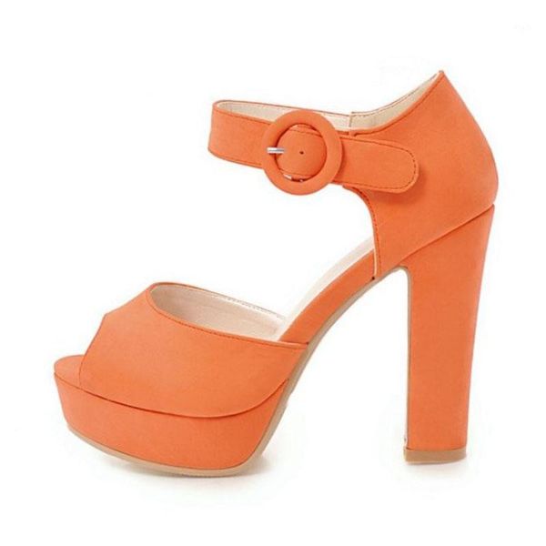 sandals fanyuan wedding women buckle thick heels platform peep toe shoes solid color daily office size 32-431, Black
sandals fanyuan wedding women buckle thick heels platform peep toe shoes solid color daily office size 32-431, Black