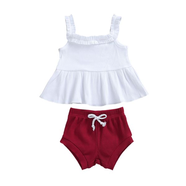 newborn baby girls clothes summer fashion knitted ribbed dress skirt lace up stretch waist short pants suit two piece set lj201223, White
newborn baby girls clothes summer fashion knitted ribbed dress skirt lace up stretch waist short pants suit two piece set lj201223, White