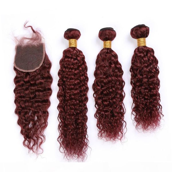 wet and wavy malaysian burgundy human hair weaves with closure 99j wine red virgin hair 3bundles with closure water wave lace closure 4x4, Black;brown
wet and wavy malaysian burgundy human hair weaves with closure 99j wine red virgin hair 3bundles with closure water wave lace closure 4x4, Black;brown
