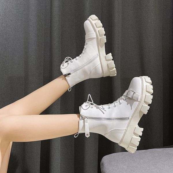2021 new fashion women's leather winter shoes lace to the side zipper woman's water boots z777, Black
2021 new fashion women's leather winter shoes lace to the side zipper woman's water boots z777, Black