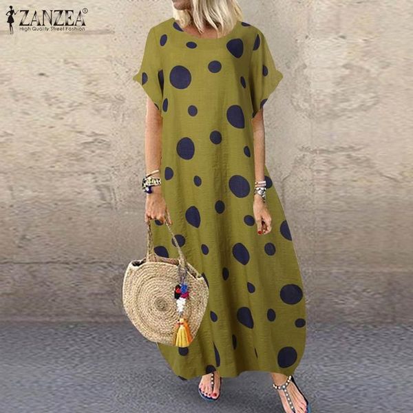 casual dresses 2021 summer bohemian polka dot print long maxi dress women vintage short sleeve baggy vestido robe party beach sundress kafta, Black;gray
casual dresses 2021 summer bohemian polka dot print long maxi dress women vintage short sleeve baggy vestido robe party beach sundress kafta, Black;gray