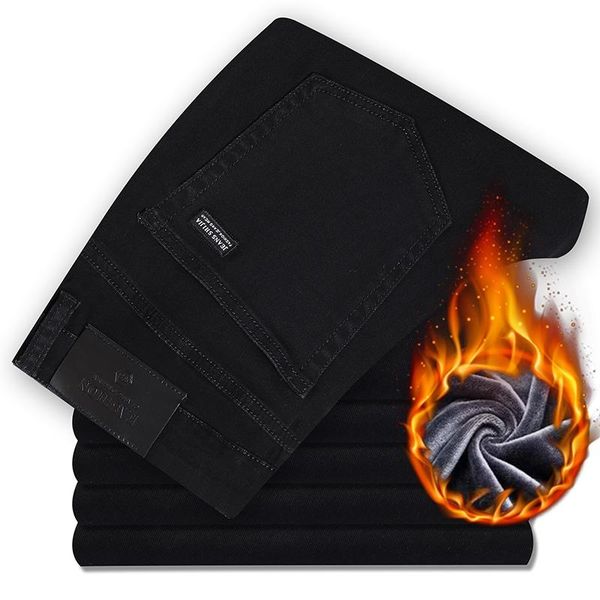 men's jeans black plus velvet business casual classic fashion loose soft cotton trousers 2021 winter warm pants, Blue
men's jeans black plus velvet business casual classic fashion loose soft cotton trousers 2021 winter warm pants, Blue